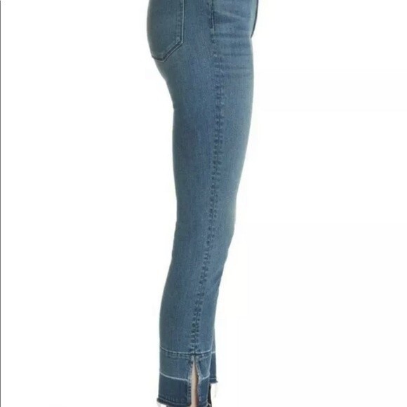 3X1 N.Y.C Womens Blue Released Hem High Rise Denim Straight Leg Jeans size 28 - Picture 4 of 7